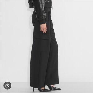 Aritzia Black Cargo/Work Trousers